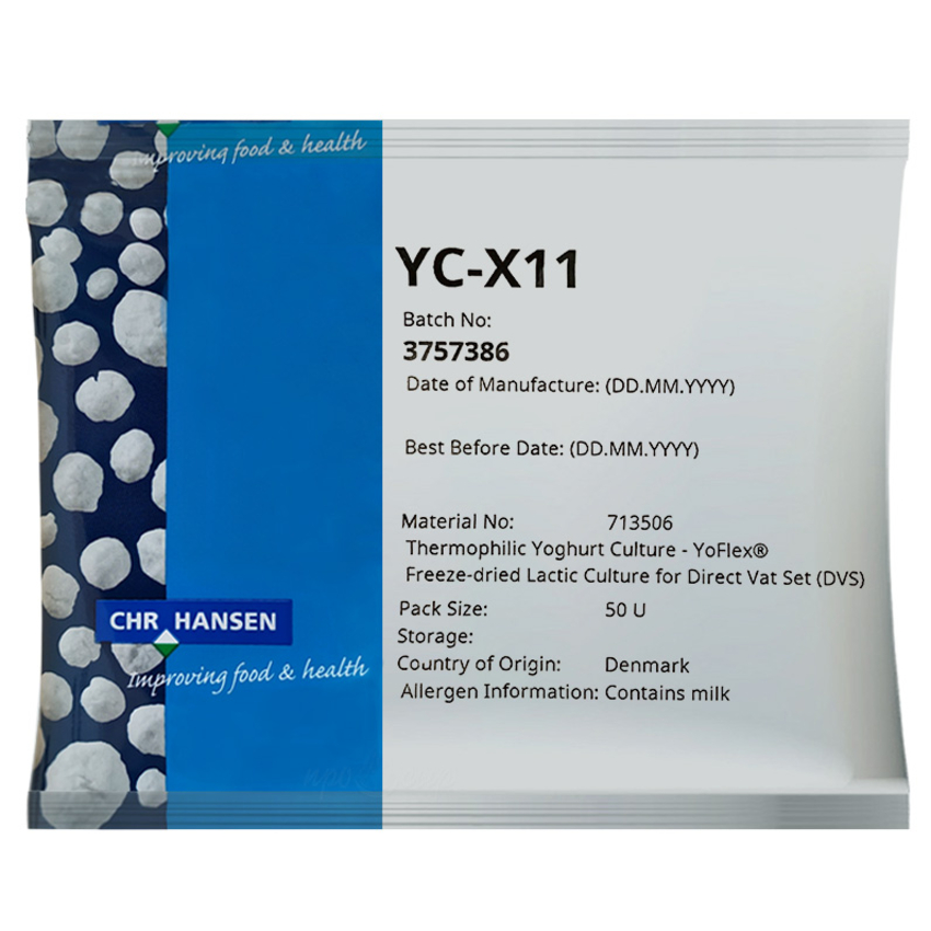 Закваска для густого йогурта Chr.Hansen YC-X11 (50U)